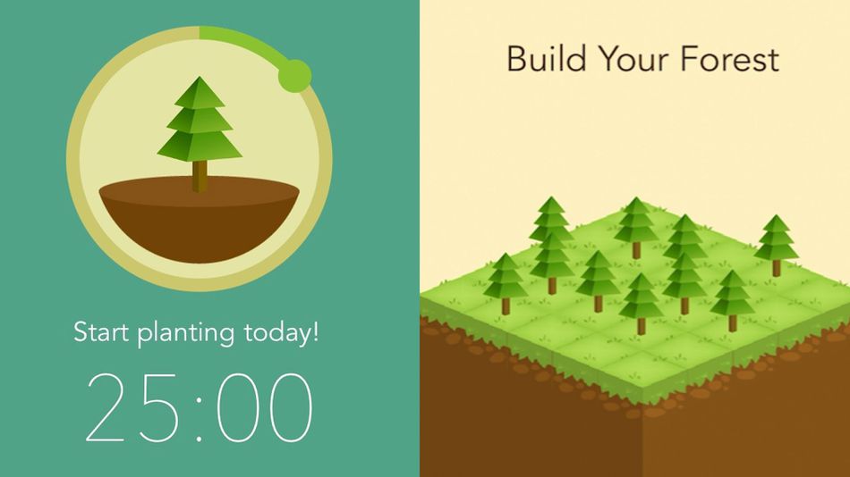 Forest Stay focused - App para evitar a procrastinação