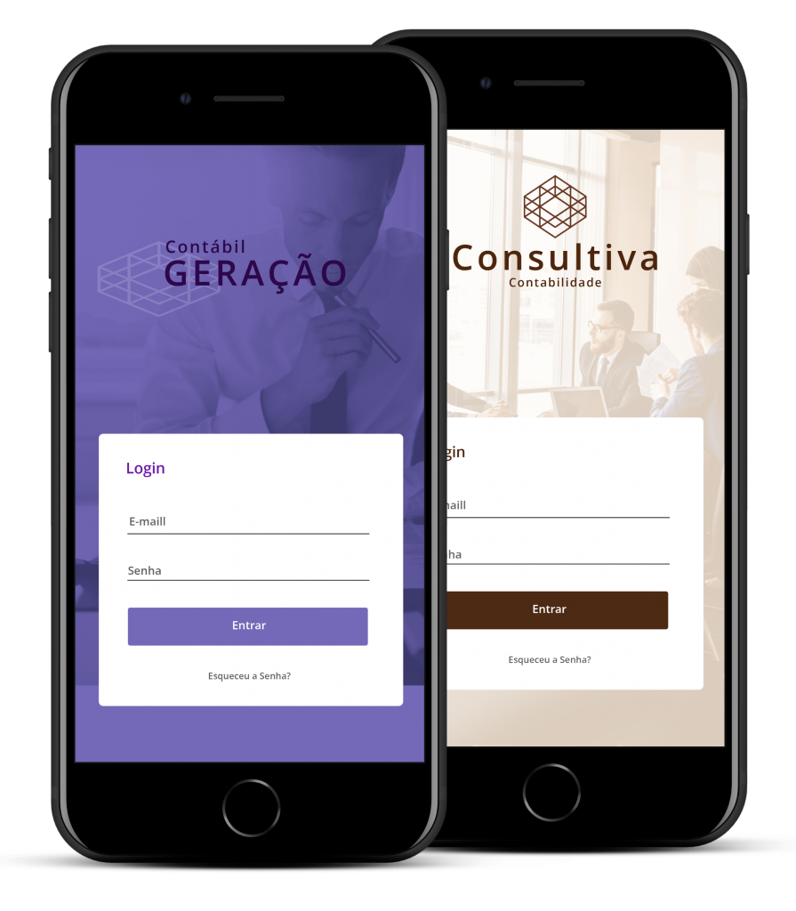 App para contadores personalizado com a identidade do seu escritório contábil